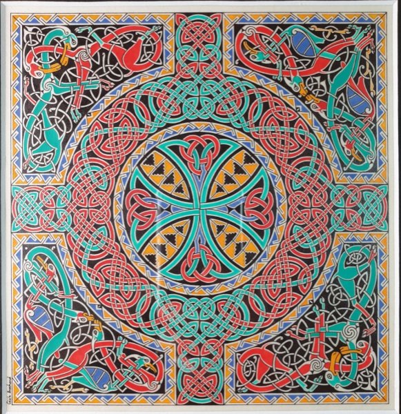 Indrammet &oslash; (keltisk) illumination