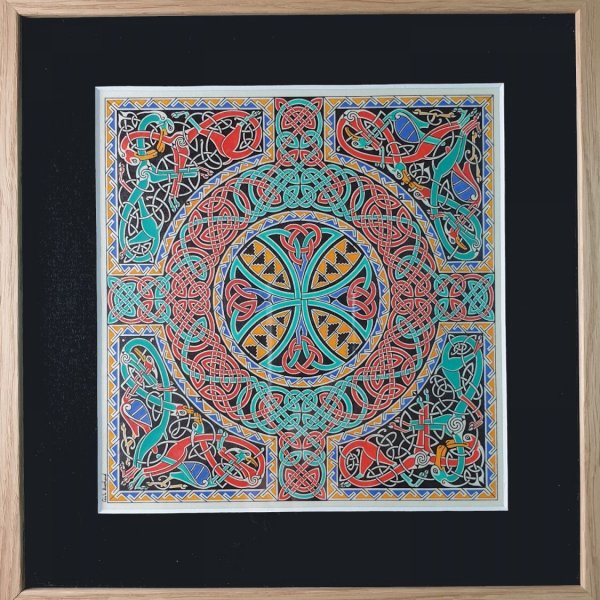 Indrammet &oslash; (keltisk) illumination