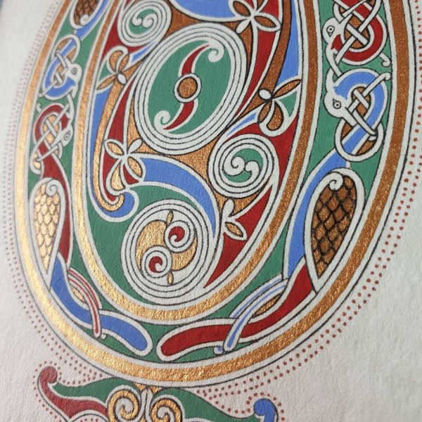 Belyst bogstav O i &oslash;-stil